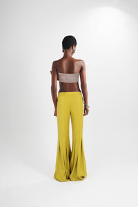 Siena Bustier with Hand-Carved Wooden Buckle