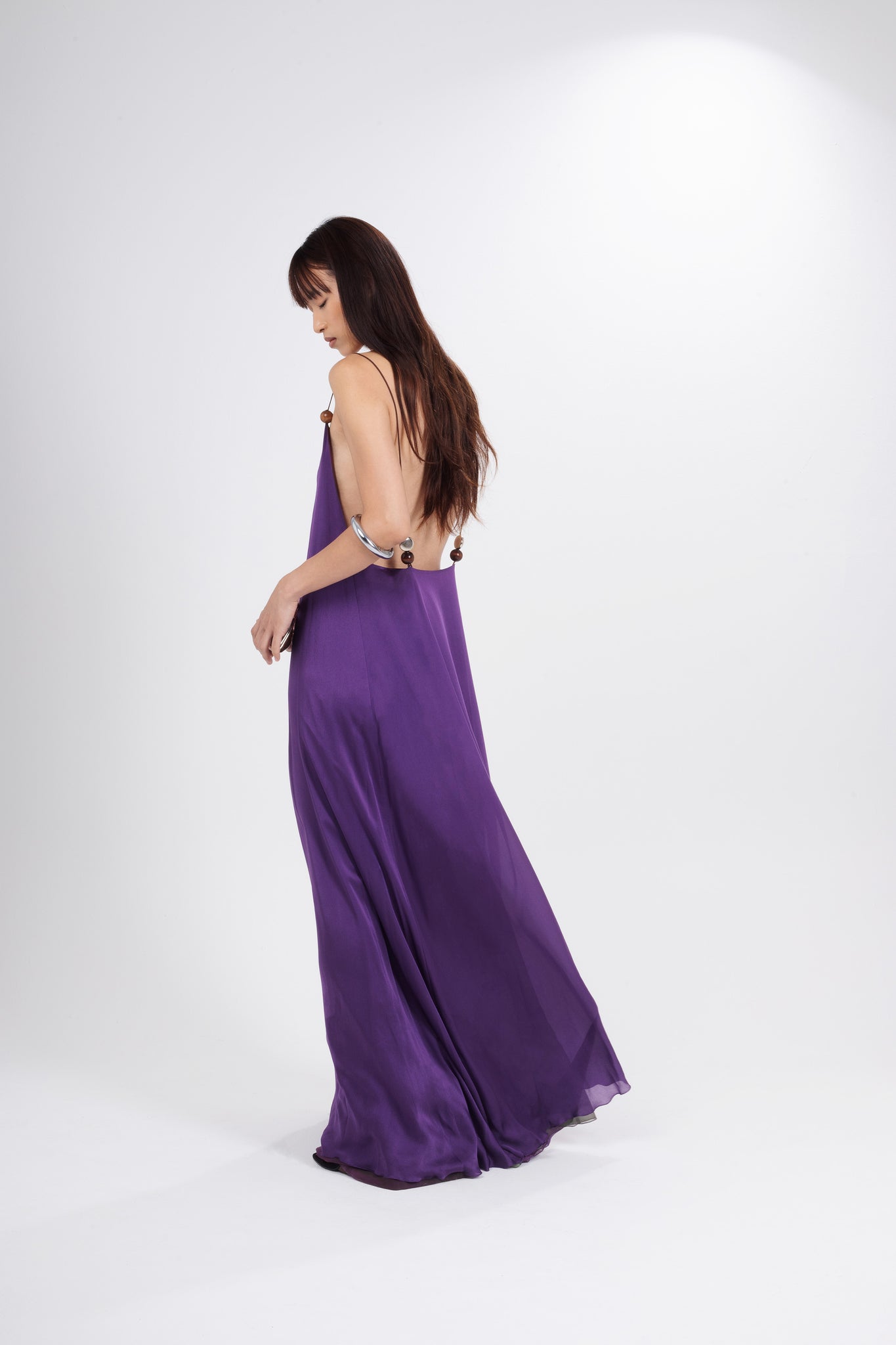 Double-Sided Vanesa Dress in Silk