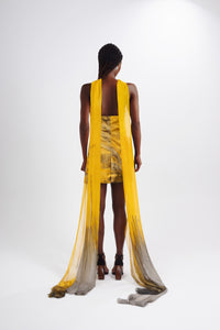 Angela Dress in Hand-Dyed Silk